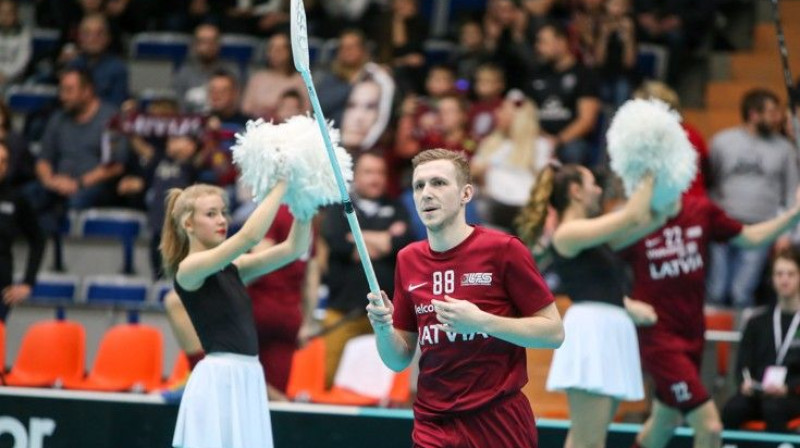 Rolands Kovaļevskis. Foto: Ritvars Raits, floorball.lv