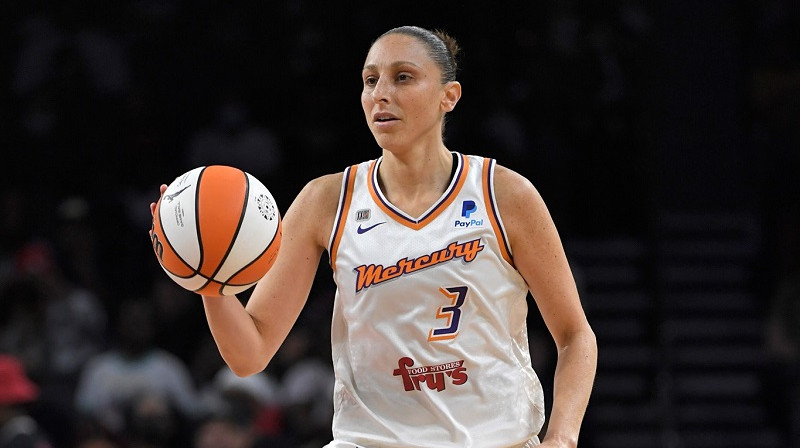 Daiana Taurasi: 37 punkti pusfināla otrajā spēlē. Foto: Phoenix Mercury