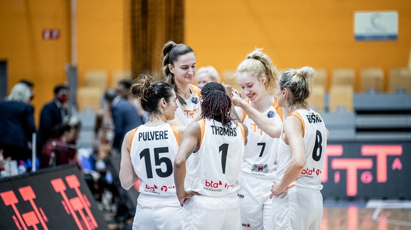 TTT basketbolistes 2021. gada 27. oktobrī. Foto: Renārs Koris