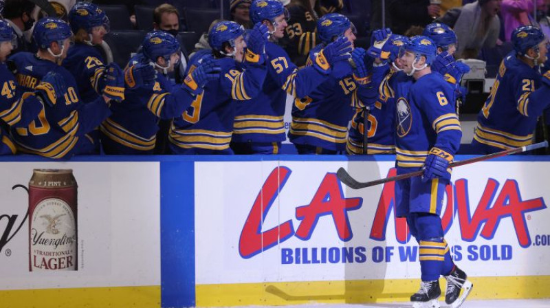 Bufalo ''Sabres'' hokejisti. Foto: USA Today Sports/Scanpix