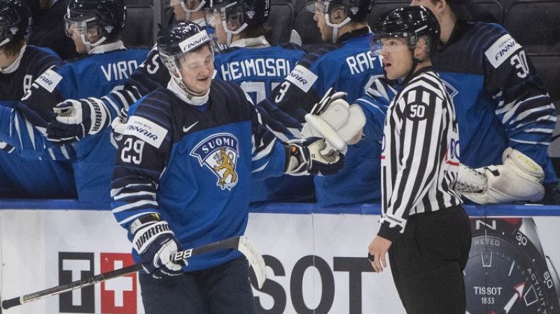 Somijas U20 hokejisti. Foto: Imago Images/Scanpix