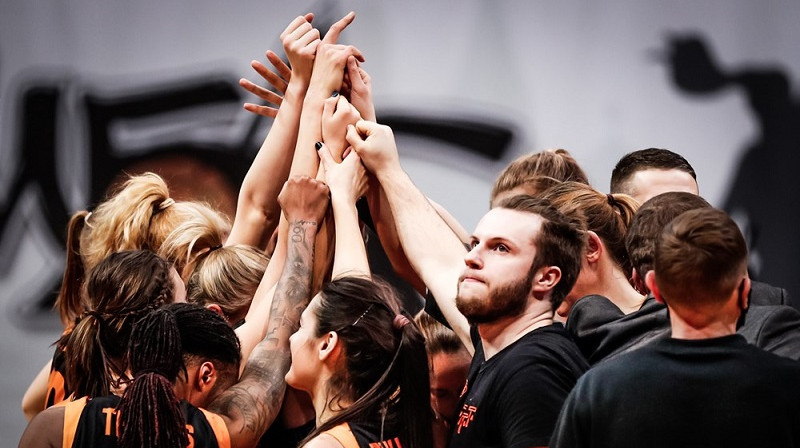 TTT basketbolistes. Foto: EuroLeague Women