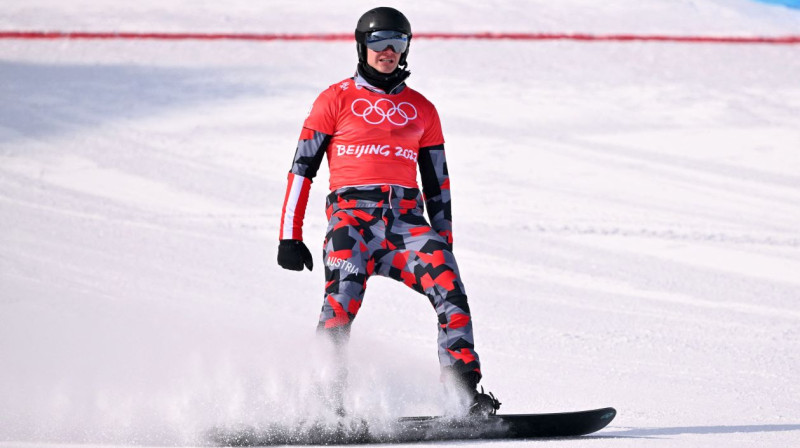 Olimpiskais čempions snovborda krosā Alesandro Hammerle. Foto: Ben Stansall/AFP/Scanpix