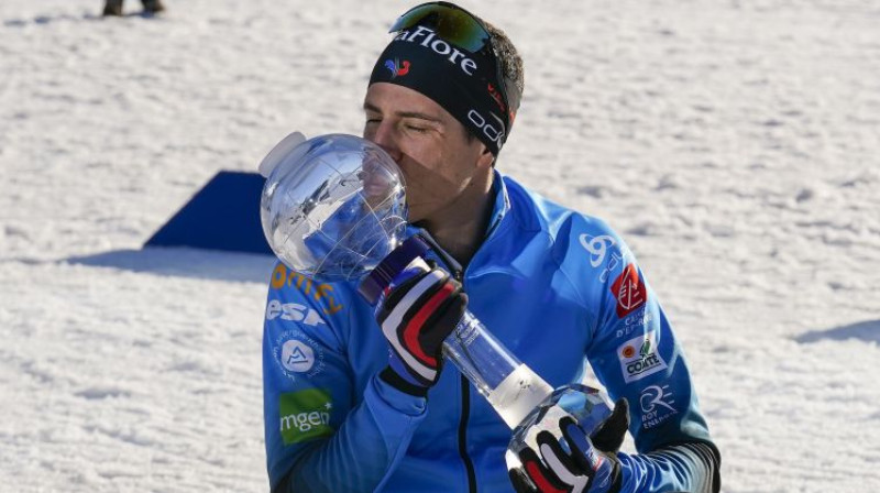 Kantēns Fijons-Majē kļuva par Pasaules kausa ieguvēju vīriešu konkurencē. Foto: AP/Scanpix