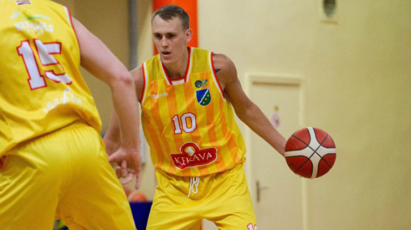 "Ķekavas" basketbolists Nauris Miezis. Foto: basket.lv