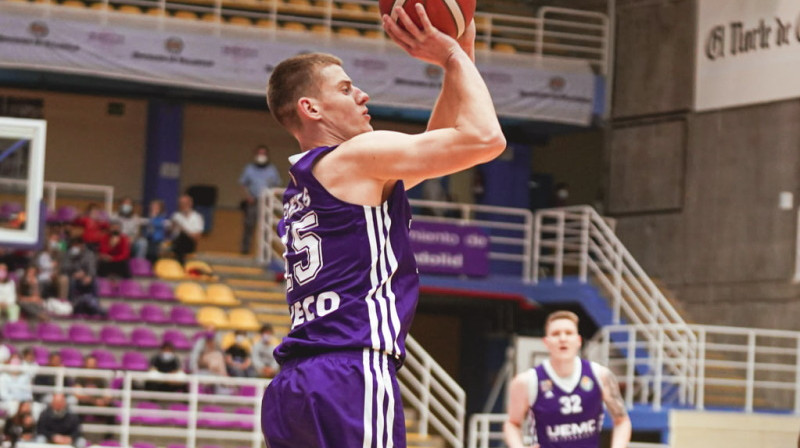 Dāvis Geks. Foto: Real Valladolid Baloncesto