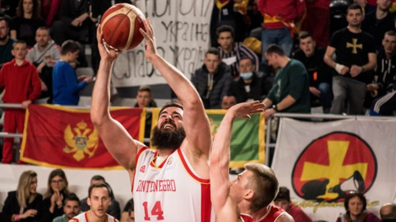 Viens no Melnkalnes līderiem Bojans Dubļevičs. Foto: FIBA