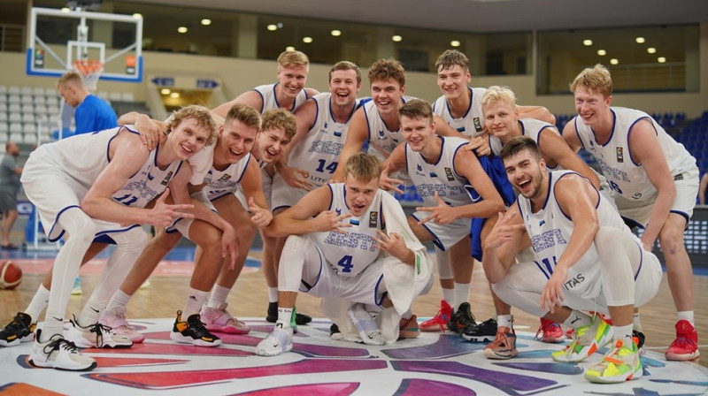 Igaunijas U20 basketbola izlase. Foto: FIBA