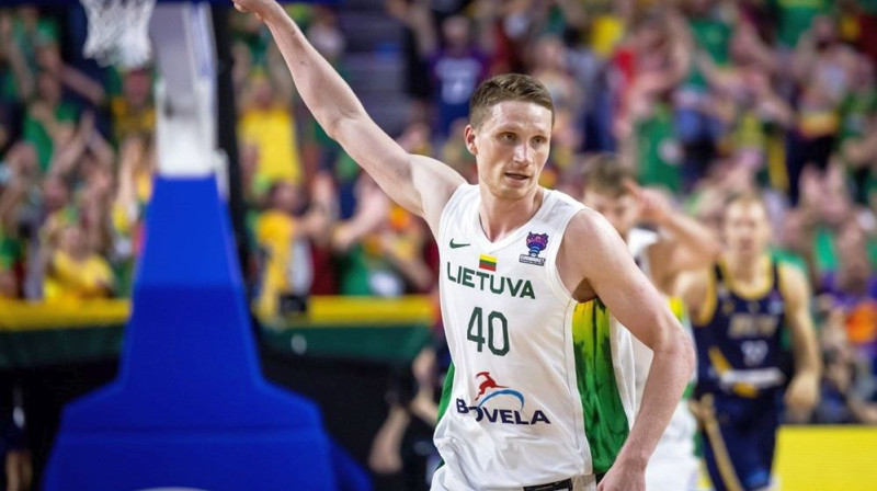 Lietuvas izlases basketbolists Mariuss Grigonis. Foto: FIBA