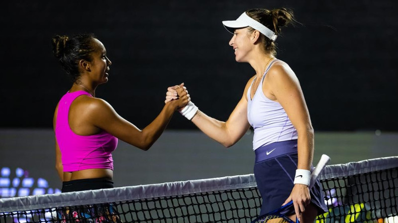 Leila Fernandesa un Belinda Benčiča. Foto: Jimmie48 / WTA