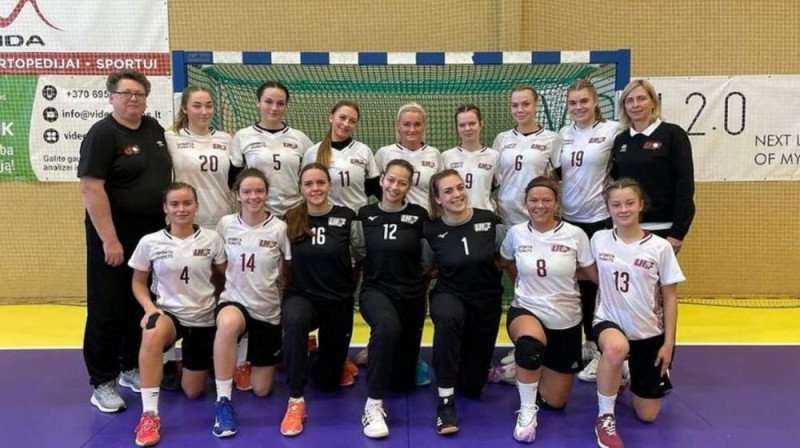 Latvijas sieviešu handbola izlase. Foto: handball.lv