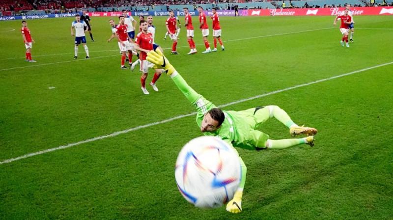 Markuss Rešfords ar soda sitienu gūst pirmos vārtus. Foto: Reuters/Scanpix