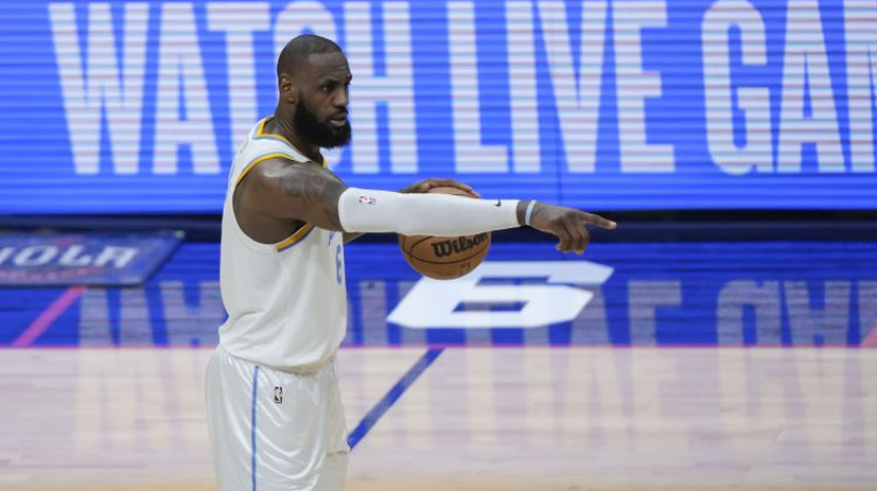 Lebrons Džeimss. Foto: AP/Scanpix