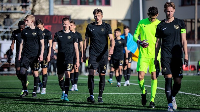 Valmieras futbolisti. Foto: Jānis Līgats