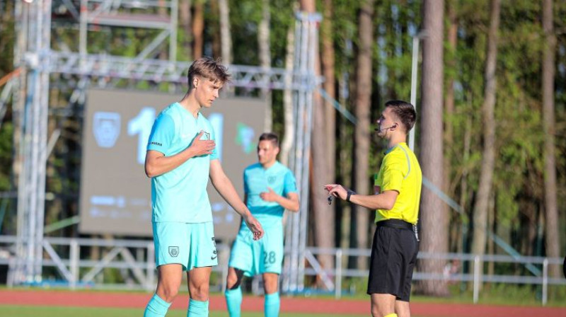 Niks Sliede. Foto: Valmiera FC