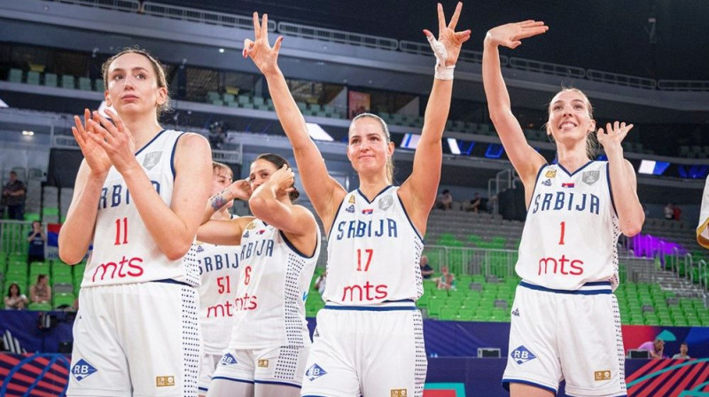 Serbijas valstsvienības basketbolistes. Foto: FIBA
