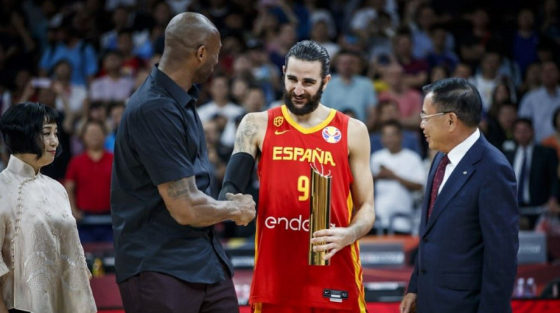Rikijs Rubio tika atzīts par 2019. gada PK finālturnīra MVP. Foto: FIBA