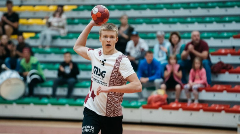 Einars Borisovs (MSĢ). Foto: handball.lv
