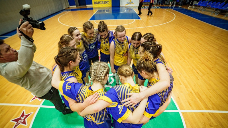 Ventspils basketbolistes 2023. gada rudenī. Foto: Ventspils sporta skola "Spars"