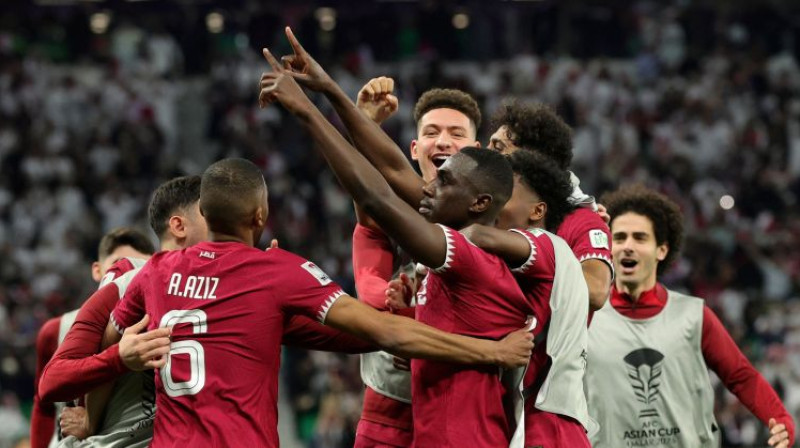 Katara svin uzvaras vārtus. Foto: AFP/Scanpix