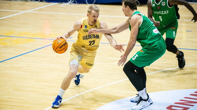 Bijušais "Budivelnyk" aizsargs Bogdans Bližņuks. Foto: Budivelnyk BC