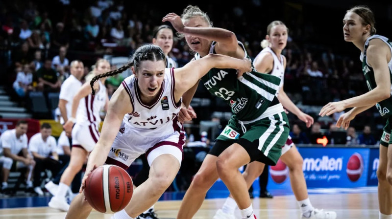 Franciska Treiliha 2024. gada 6. jūlijā. Foto: FIBA