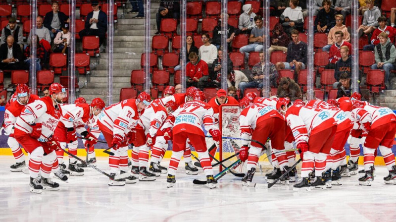 Dānijas izlase. Foto: ishockey.dk