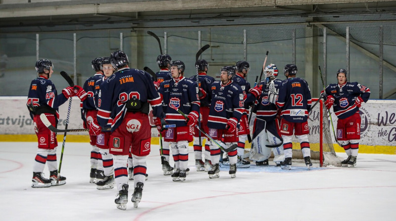 Turku TUTO hokejisti. Foto: Guntis Lazdāns/LHF