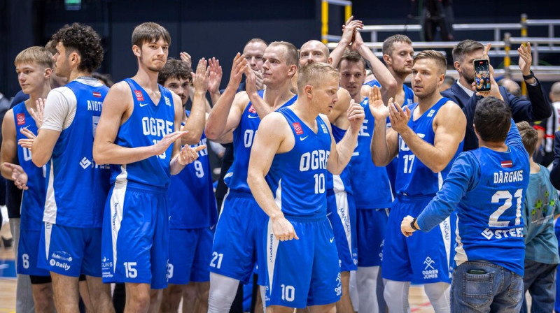 Ogres basketbolisti. Foto: BK Ogre