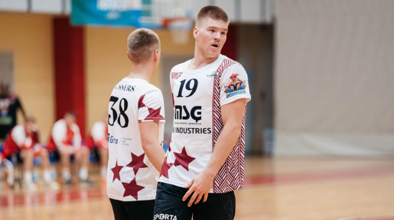 MSĢ uzbrukuma līderis Valdis Kalniņš. Foto: Latvijas Handbola federācija