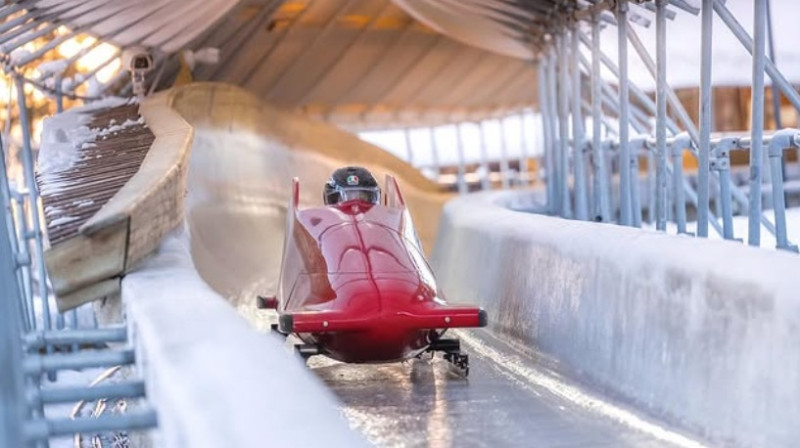 Amēlija Kotāne. Foto: bobslejs.lv