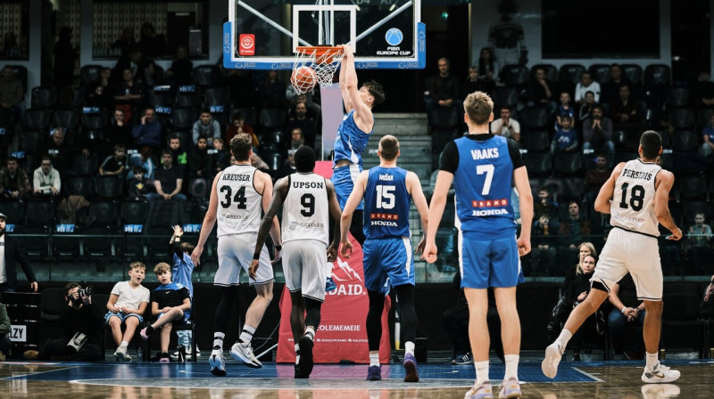 Mirklis no Tallinas "Kalev"/"Cramo" un Saloniku PAOK spēles. Foto: FIBA