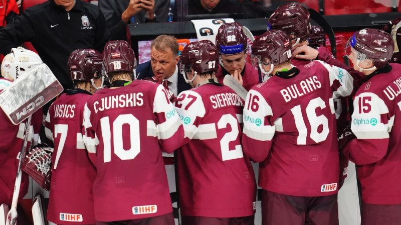 Latvijas U20 hokeja izlase Foto: ZP/Scanpix