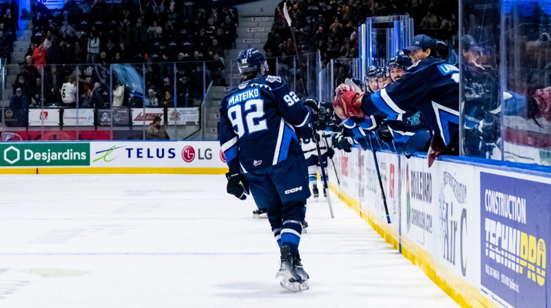 Ēriks Mateiko. Foto: Iften Redjah/Club de hockey L'Océanic de Rimouski