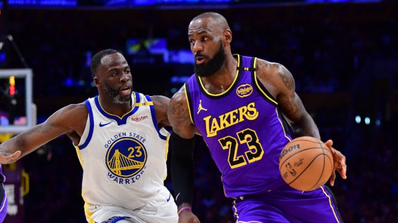 Dreimonds Grīns un Lebrons Džeimss. Foto: USA TODAY Sports via Reuters Connect/Scanpix
