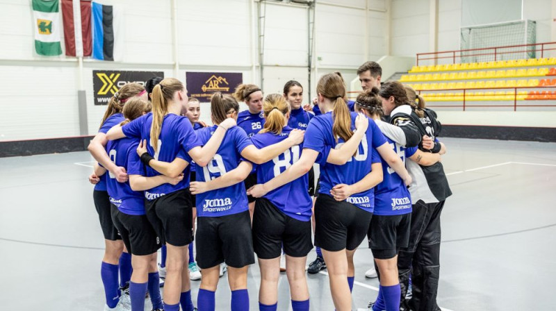 "NND/RJTC" pašlaik ir labākā sieviešu komanda ne vien Latvijā, bet tagad - arī Baltijā, foto: Jānis Lārmanis, Floorball.lv