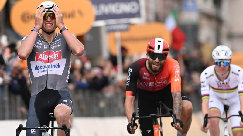 Matjē van Der Pūls uzvar Milāna Sanremo
Foto: Alpecin Deceuninck komandas arhīvs