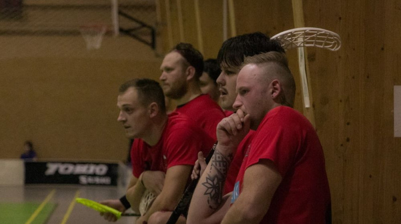 FK "Ulbroka" spēja izcīnīt vienu uzvaru divos mačos Koknesē, foto: Floorball.lv