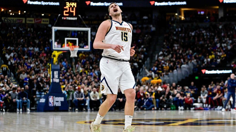 Nikola Jokičs. Foto: AFP/Scanpix