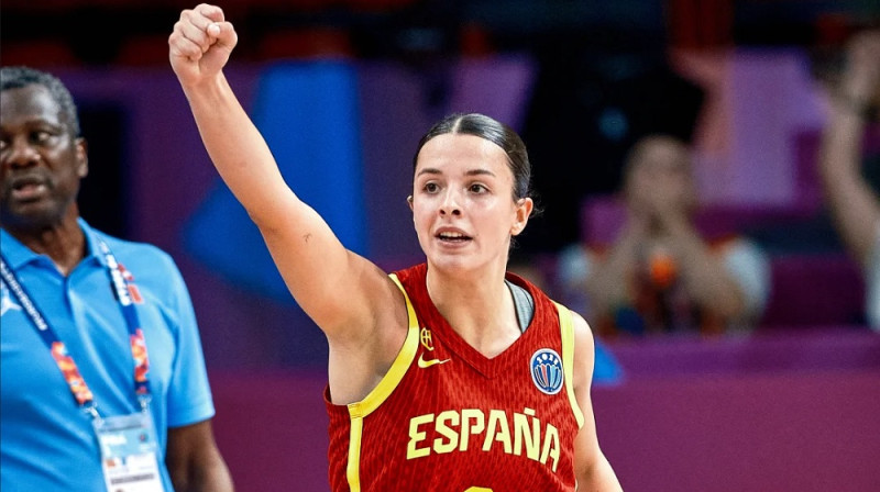 Elena Buenavida 2025. gada 27. jūnijā. Foto: EuroBasket Women
