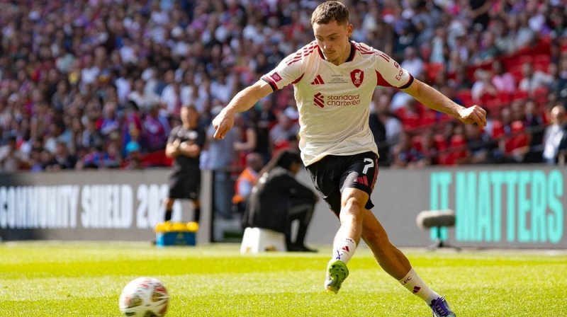 Viens no "Liverpool" jaunpienācējiem Florians Vircs. Foto: IMAGO/Scanpix