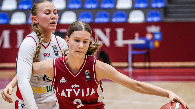 Sindija Sondore 2025. gada 17. augustā. Foto: FIBA