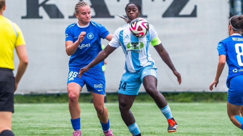 Epizode no "Riga" - RFS mača Foto: Riga Women/Facebook