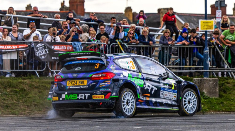 Džons Ārmstrongs. Foto: FIA ERC