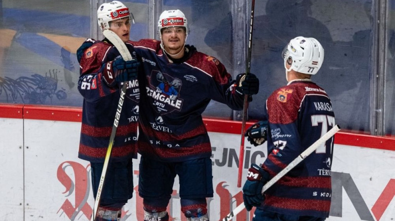 "Zemgale"/LBTU hokejisti. Foto: Zemgale/LBTU