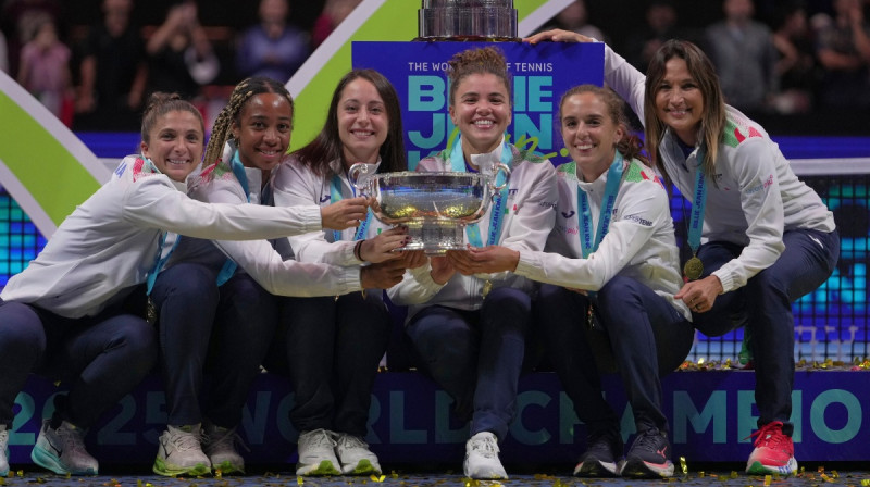Itālijas sieviešu tenisa izlase. Foto: AP/Scanpix