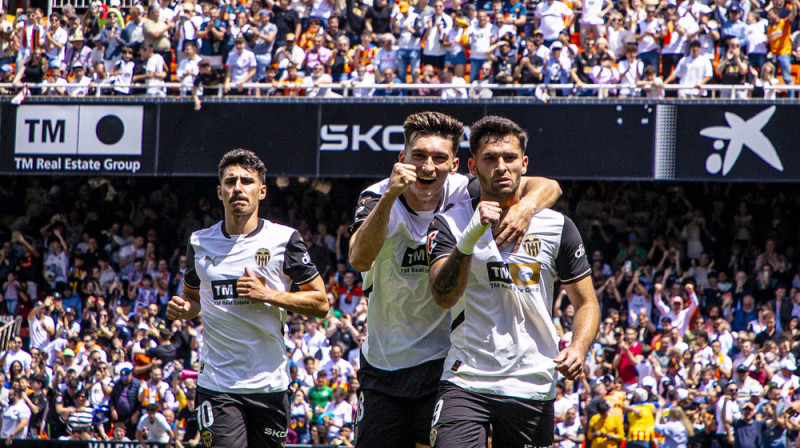 "Valencia" futbolisti. Foto: Valencia CF