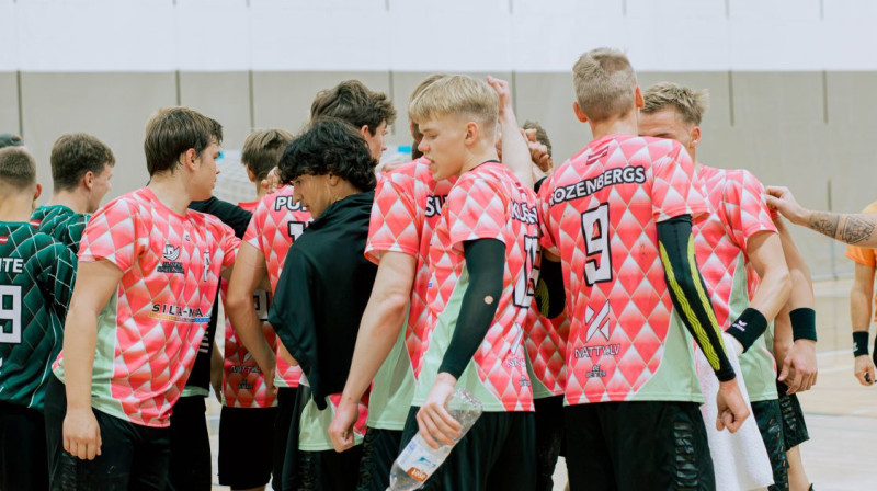Komanda "Salaspils SS". Foto: Santa Zariņa/Latvijas Handbola federācija