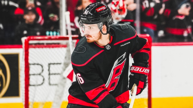 Džeks Rosloviks. Foto: Carolina Hurricanes
