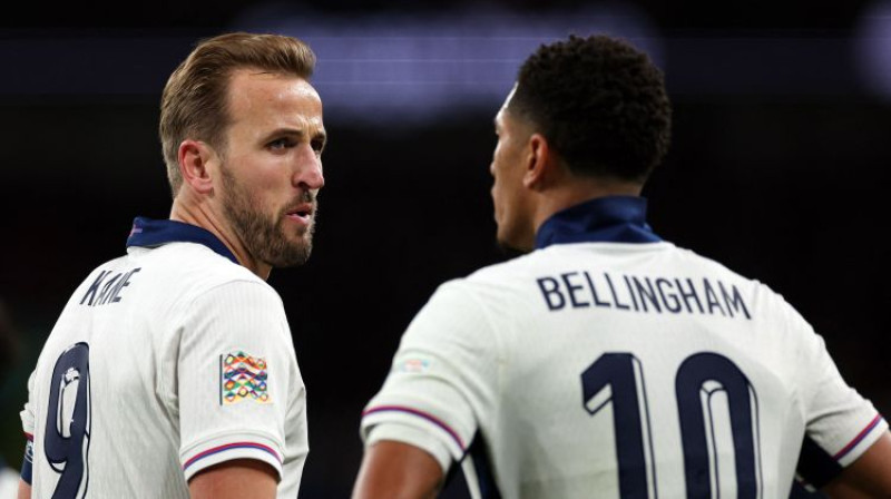Harijs Keins un Džūds Belingems. Foto: AFP/Scanpix